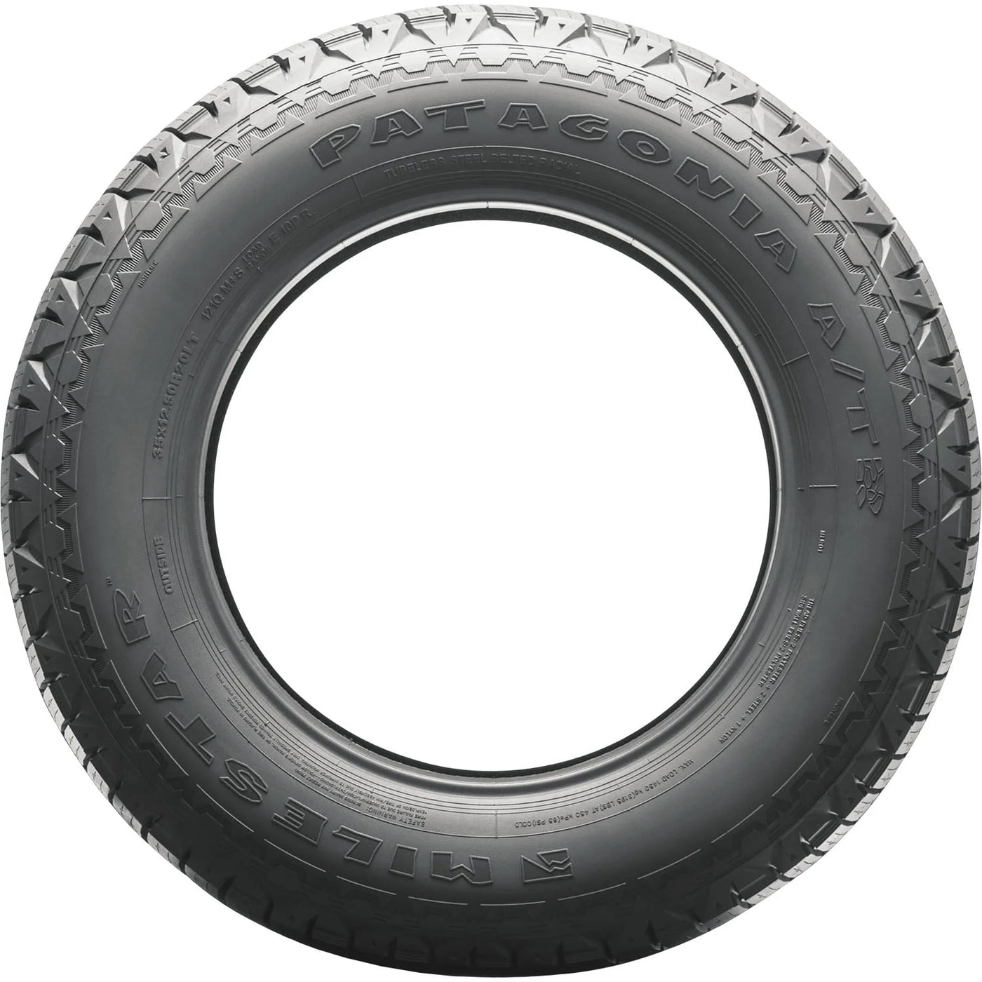 Milestar PATAGONIA A/T R LT315/70R17 126/123Q 10 Ply Black Wall Tire