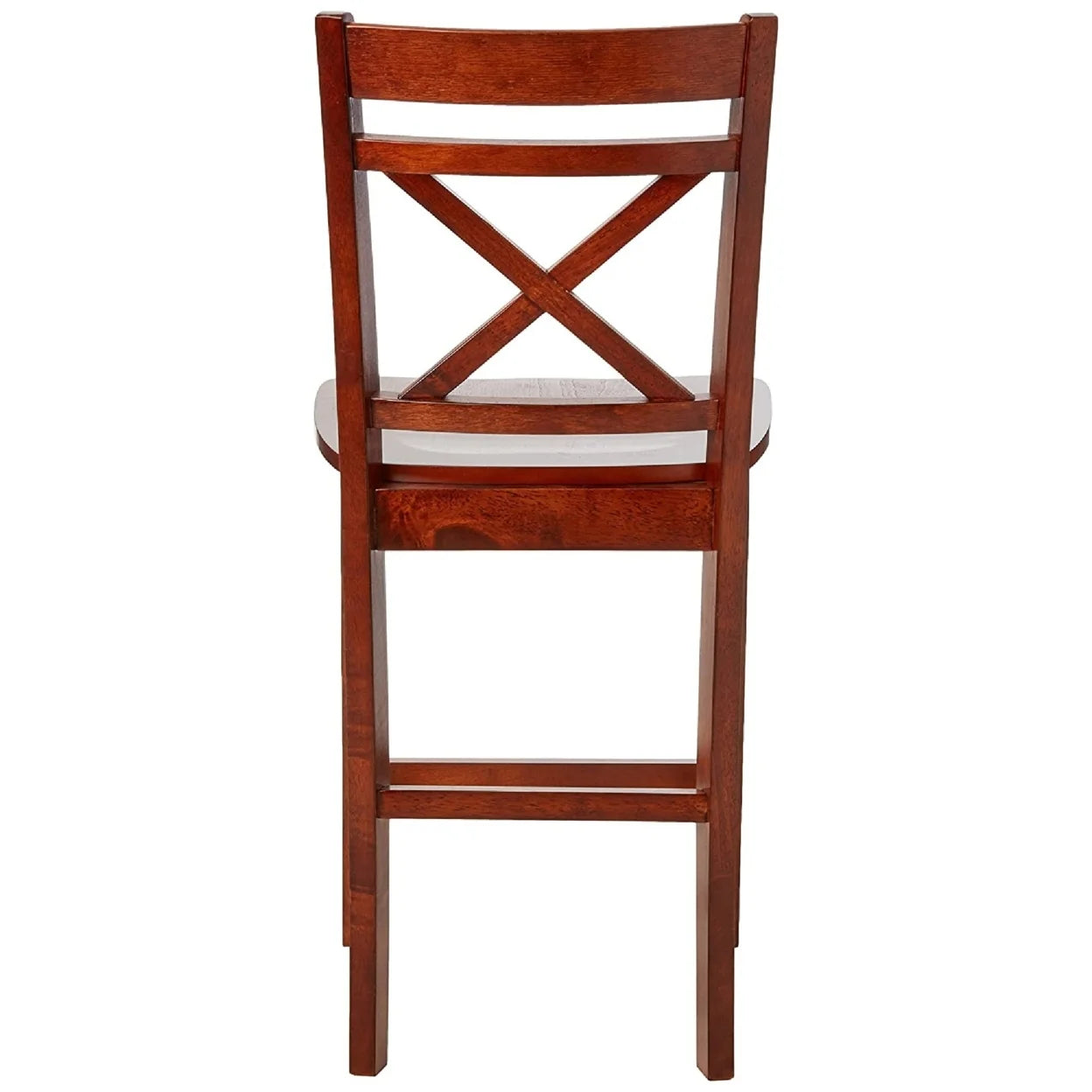 Acme Tartys Counter Height Chair (Set-2) in Cherry Finish