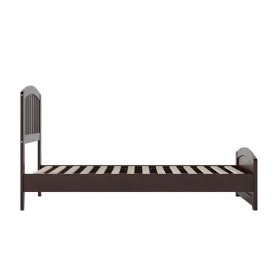 AFI Quincy Twin Solid Wood Low Profile Platform Bed with Matching Footboard, Espresso