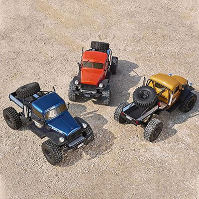 RocHobby Atlas 1/10 RC Crawler, 4WD 2.4Ghz RC Rock Truck Off Road, Hobby RC Car Indoor&Outdoor 2 in 1, RC Vehicles for Adults Need to Complete with Battery, Yellow