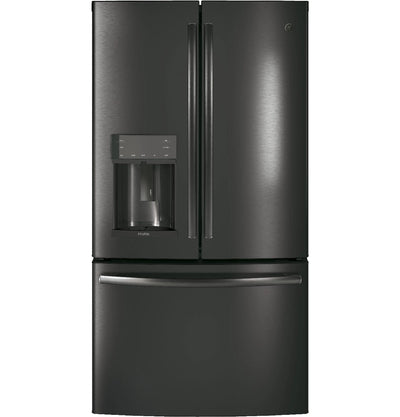 GE Appliances PFE28KBLTS 36 Inch French Door Refrigerator Black Stainless Steel