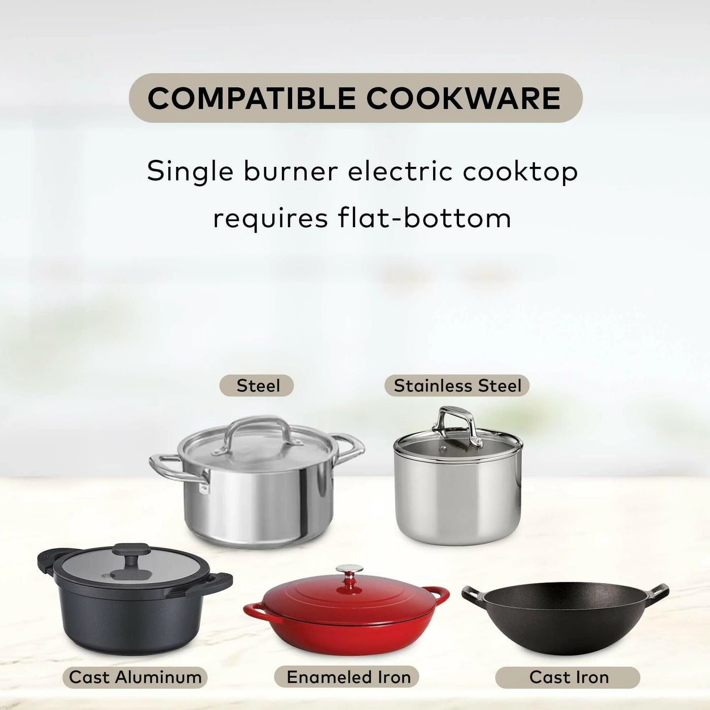 ChefWave LCD 1800W Portable Induction Cooktop w/ Safety Lock, Bonus 10in Fry Pan