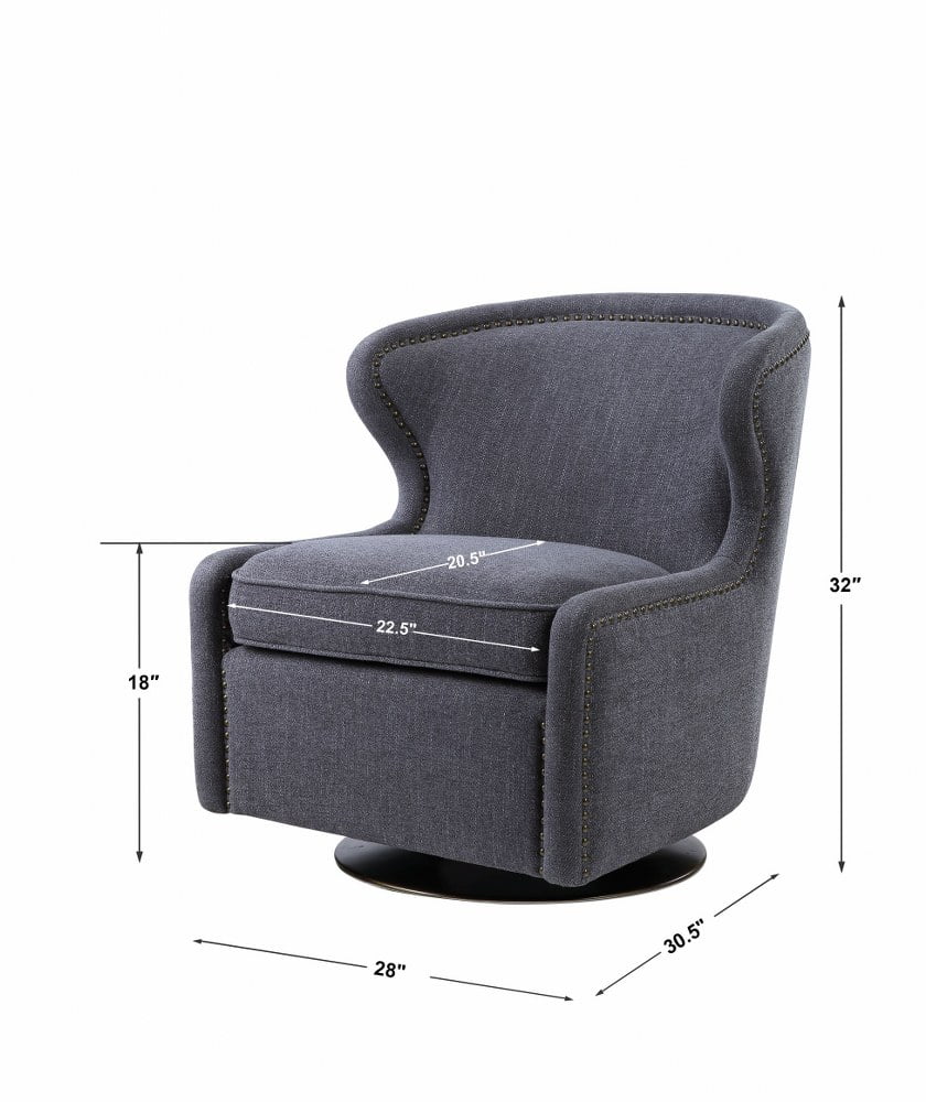 32 inch Swivel Chair Bailey Street Home 208-Bel-4190615