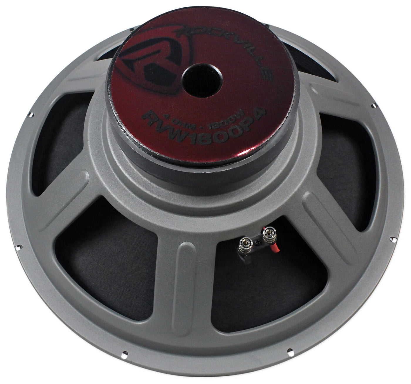 Rockville RVW1800P4 1800 Watt 18" Mid-Bass Driver Car Audio Speaker Mid-Range