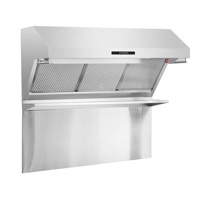 Savona - 48" Wall Mount Range Hood with Hybrid Filters & Back Splash