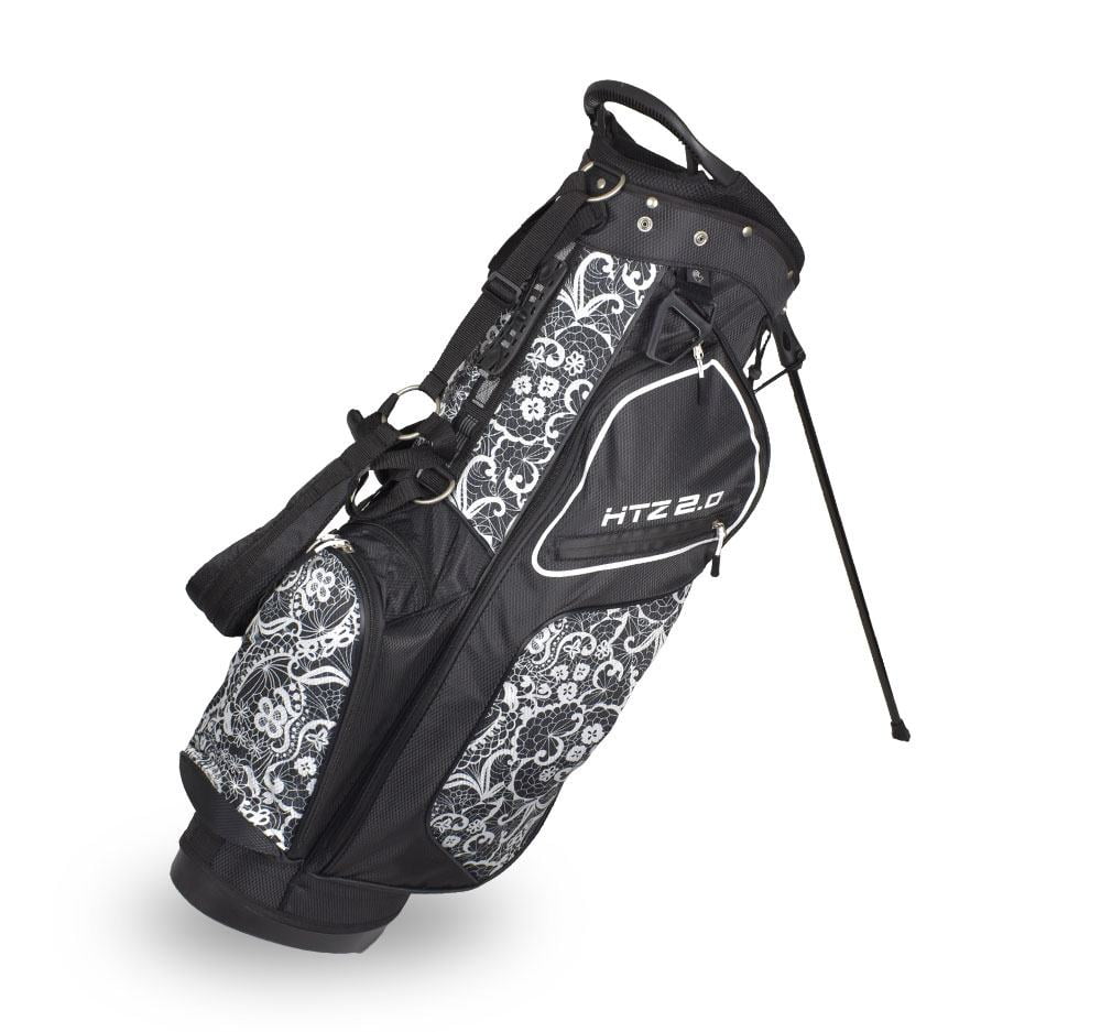 HotZ 2.0 Stand Bag *Ladies Lace* *Black/White* Golf