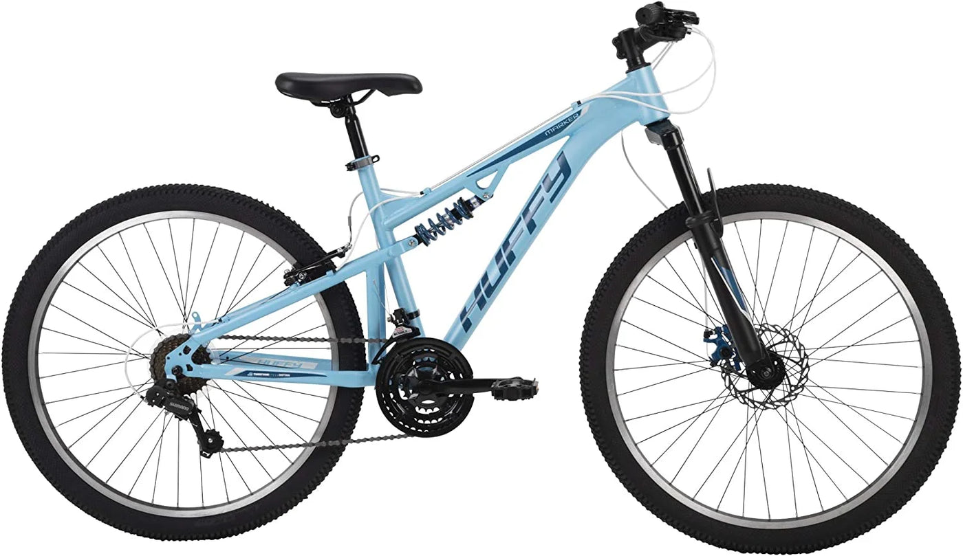 Huffy 26 in. Marker Womens Full Suspension Mountain Bike, Blue