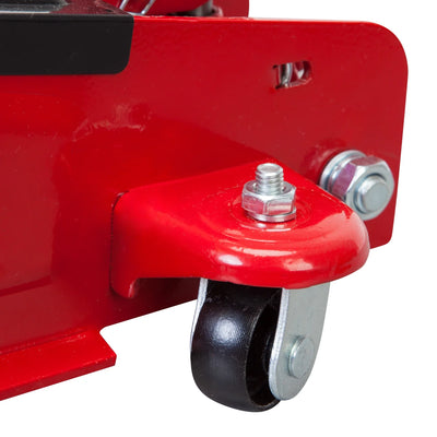 Big Red 2.5 Ton Hydraulic Low Profile Trolley Floor Jack with Dual Piston Quick Lift Pump,Red, W8255