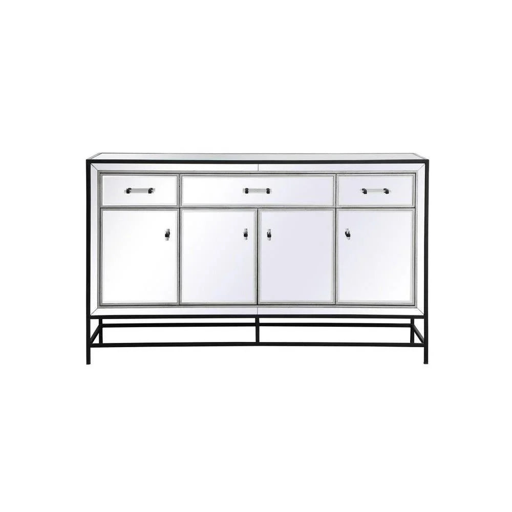 Mirrored Credenza in Modern Style-36 inches Tall and 15.75 inches Wide Bailey Street Home 779-Bel-5046495