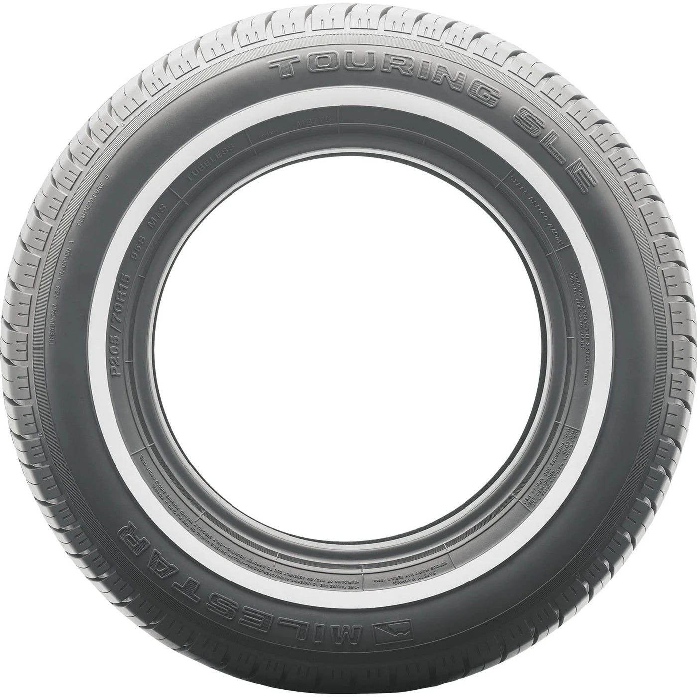 Milestar MS775 Touring SLE All-Season Tire - 155/80R13 79S Fits: 1988-92 Toyota Corolla LE, 1995-96 Toyota Tercel DX