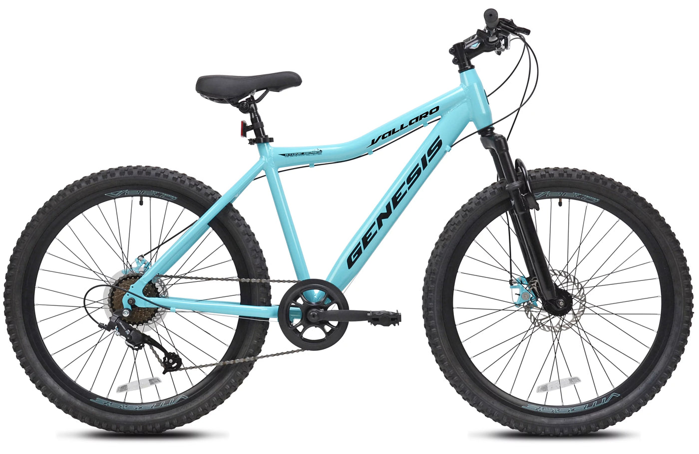 Genesis 26-inch Vallaro Women's Aluminum Mountain Bike, Light Blue