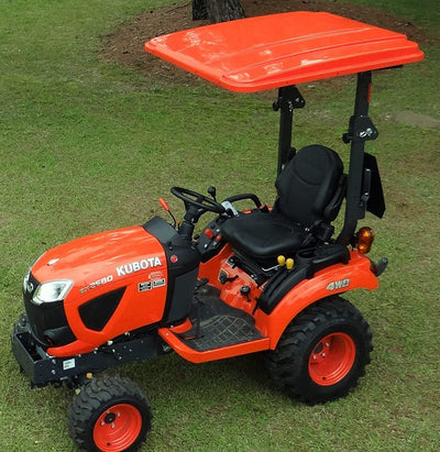 Orange Canopy for Kubota Tractor (45′′ x 50′′) Made in USA