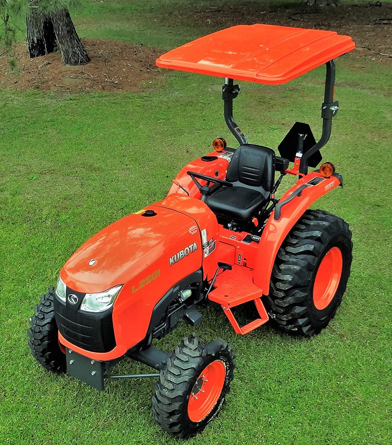 Orange Canopy for Kubota Tractor (45′′ x 50′′) Made in USA