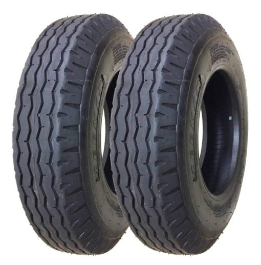 Zeemax Heavy Duty Highway Trailer Tires 8-14.5 14PR Load Range G Set 2