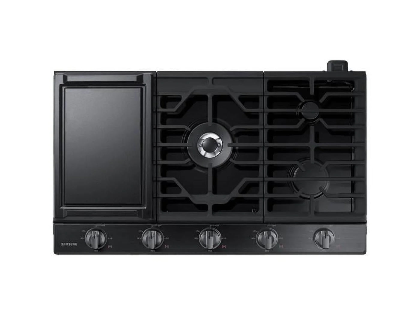 Samsung NA36N6555TG 36 inch Black Stainless 5 Burner Gas Cooktop