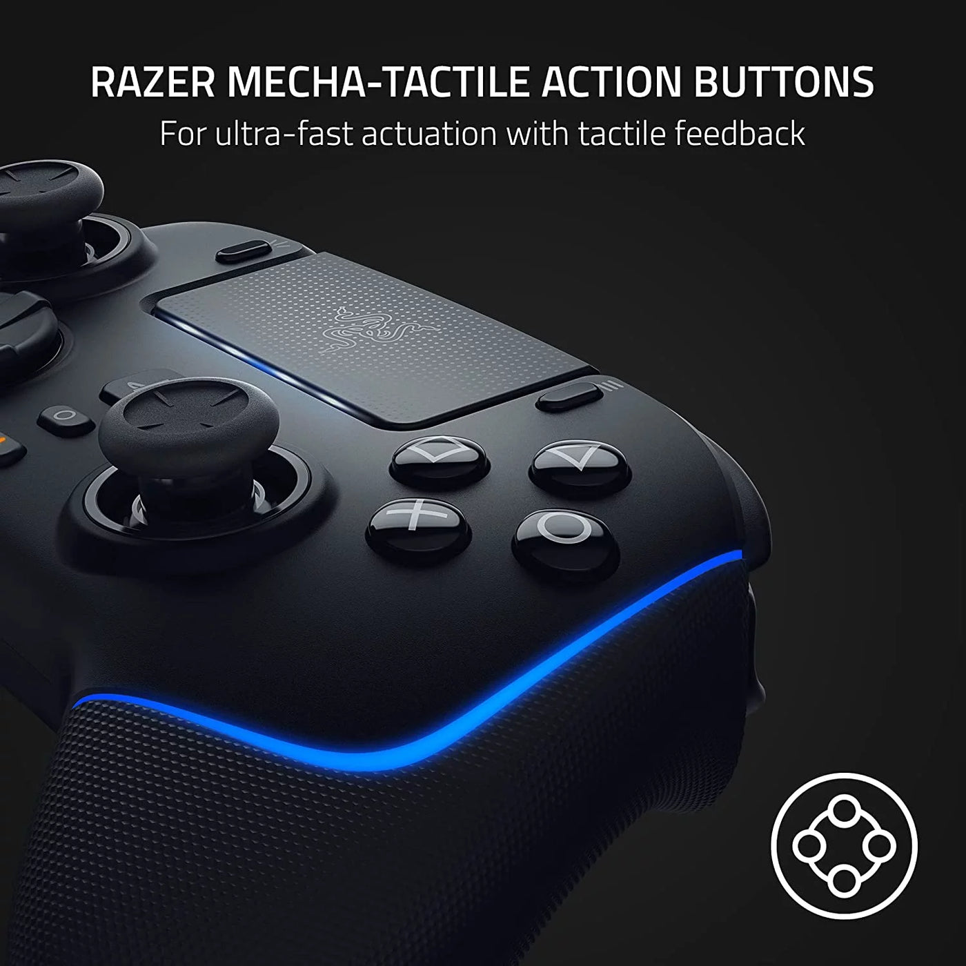 Razer Wolverine V2 Pro Wireless Controller Black HyperSpeed, Mecha-Tactile, RGB Lights for PS5 & PC With Cleaning kit BOLT AXTION Bundle Like New