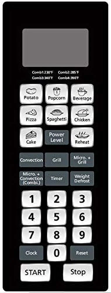 Impecca CM-1295ST 22 Countertop Microwave with 1.2 cu. ft. Capacity Convection Grill and 1000 Watts Cooking Power in Stainless Steel