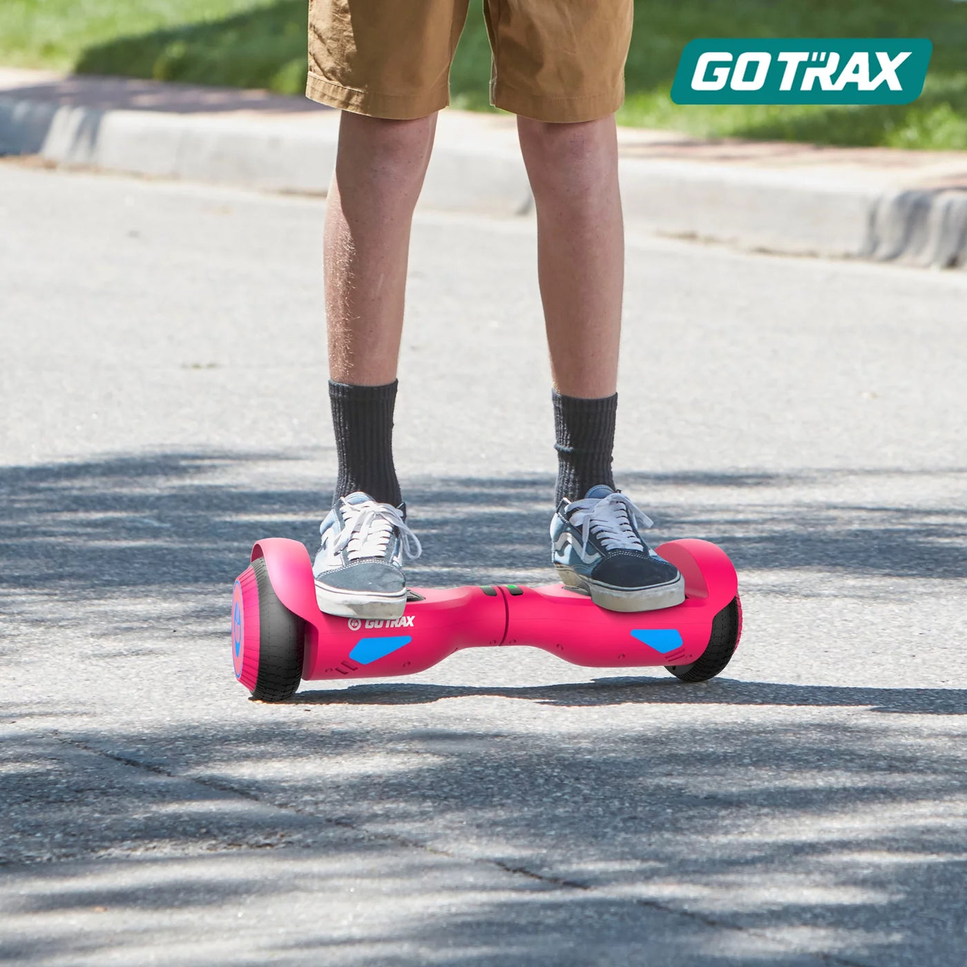 GOTRAX Edge Hoverboard for Kids Adults, 6.5" Tires 6.2mph & 2.5 Miles Self Balancing Scooter, Pink