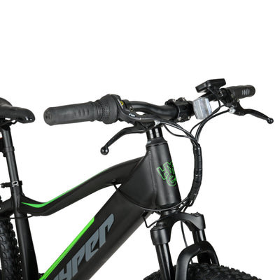 Hyper Bicycles 29" 36V Electric Mountain Bike for Adults, Pedal-Assist, 250W E-Bike Motor, Black