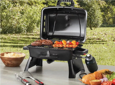 Ozark Trail Portable 1 Burner Propane Grill with Interchangeable Griddle Plate