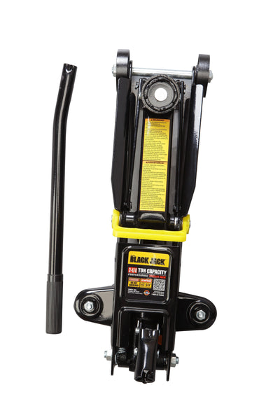 Black Jack 2.25 Ton Trolley Jack with 2.25 Ton Jack Stands in Case Black - T82253W