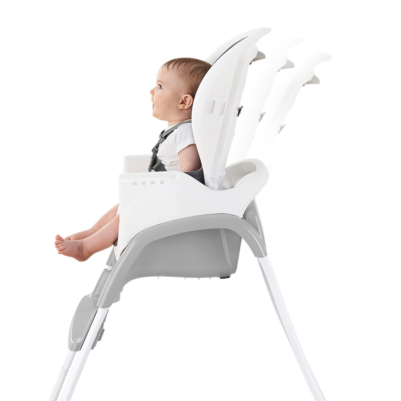 Ingenuity SmartClean Trio Elite 3-in-1 Convertible High Chair, Toddler Chair, and Booster Seat, For Ages 6 Months and Up, Unisex - Slate