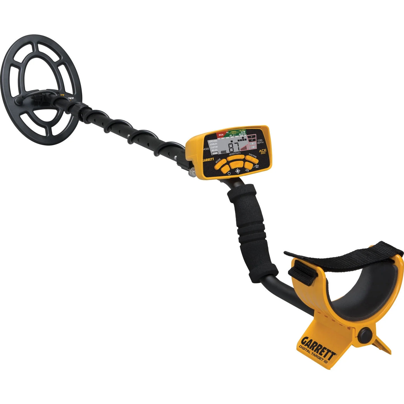 Garrett ACE 300 Metal Detector with Waterproof Search Coil and Pro-Pointer AT