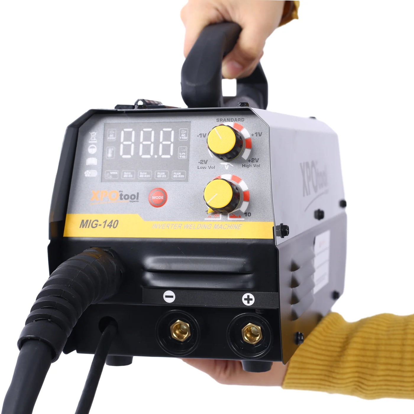 140A MIG Welder,110V multiprocess welder,Gas Gasless MIG Welding Machine,4 in 1 Flux MIG/Solid Wire/Lift TIG/Stick ARC Welder