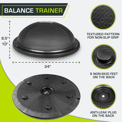 ProsourceFit Balance Trainer with Resistance Bands for Home Gym