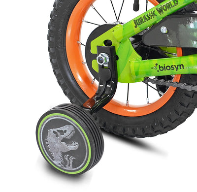 Jurassic World™ 12-inch Raptor Boy's Bicycle with Training Wheel, Green and Orange