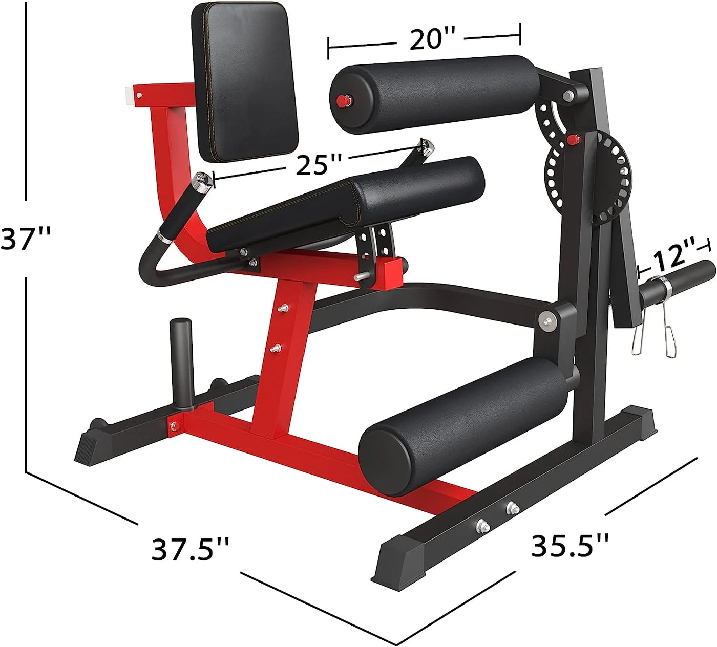 syedee Leg Press Hack Squat Machine and Leg Extension Machine, Leg Machines for Lower Body Training, Leg Exercise Machine for Home Gym