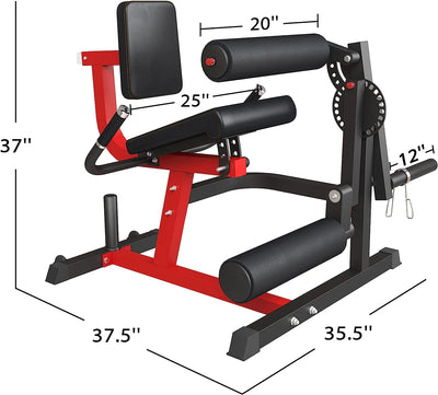 syedee Leg Press Hack Squat Machine and Leg Extension Machine, Leg Machines for Lower Body Training, Leg Exercise Machine for Home Gym