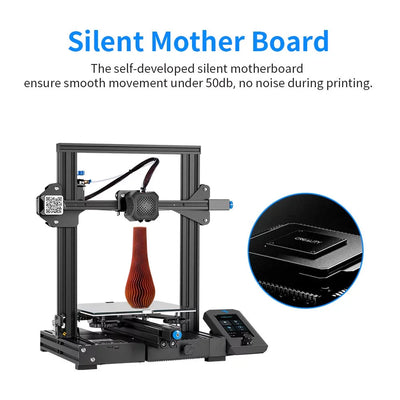 Creality Ender 3 V2 Upgraded 3D Printer Printing Size 220x220x250mm Aluminum Black