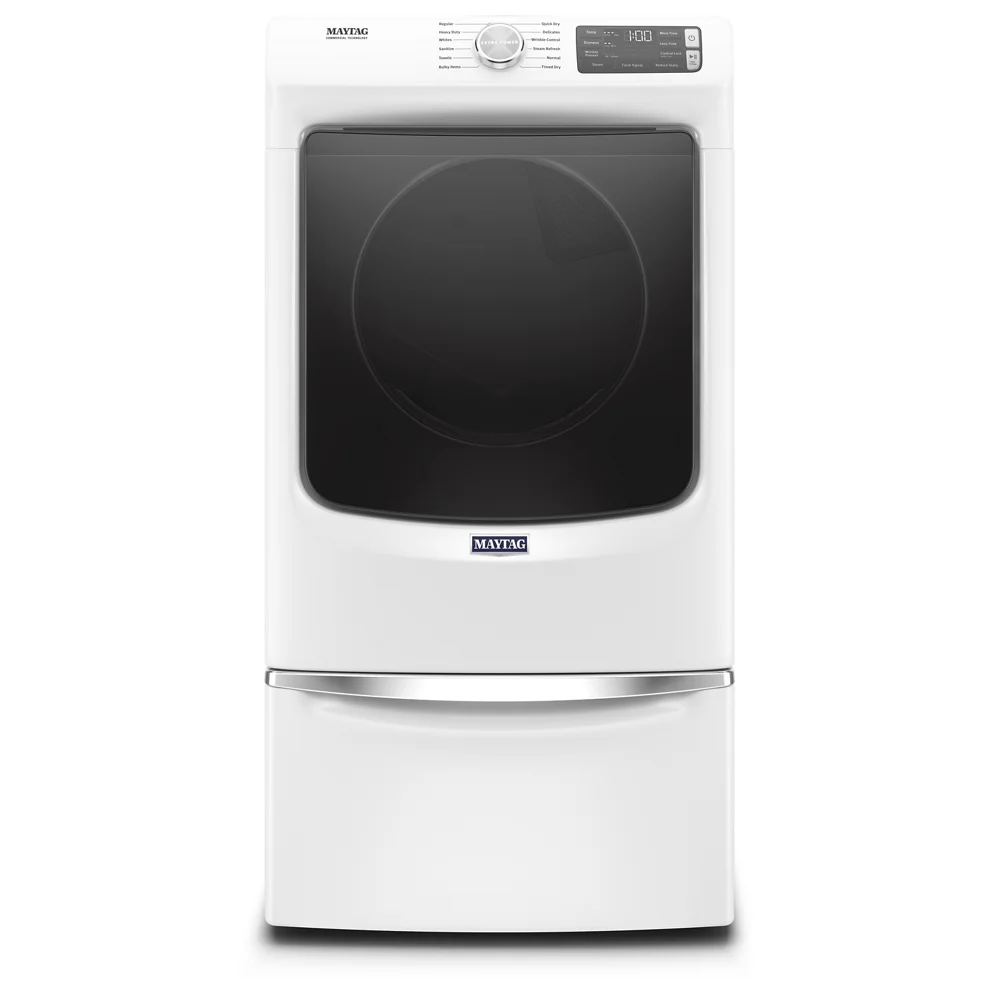 Maytag Med6630h 27" Wide 7.3 Cu Ft. Energy Star Rated Electric Dryer - White