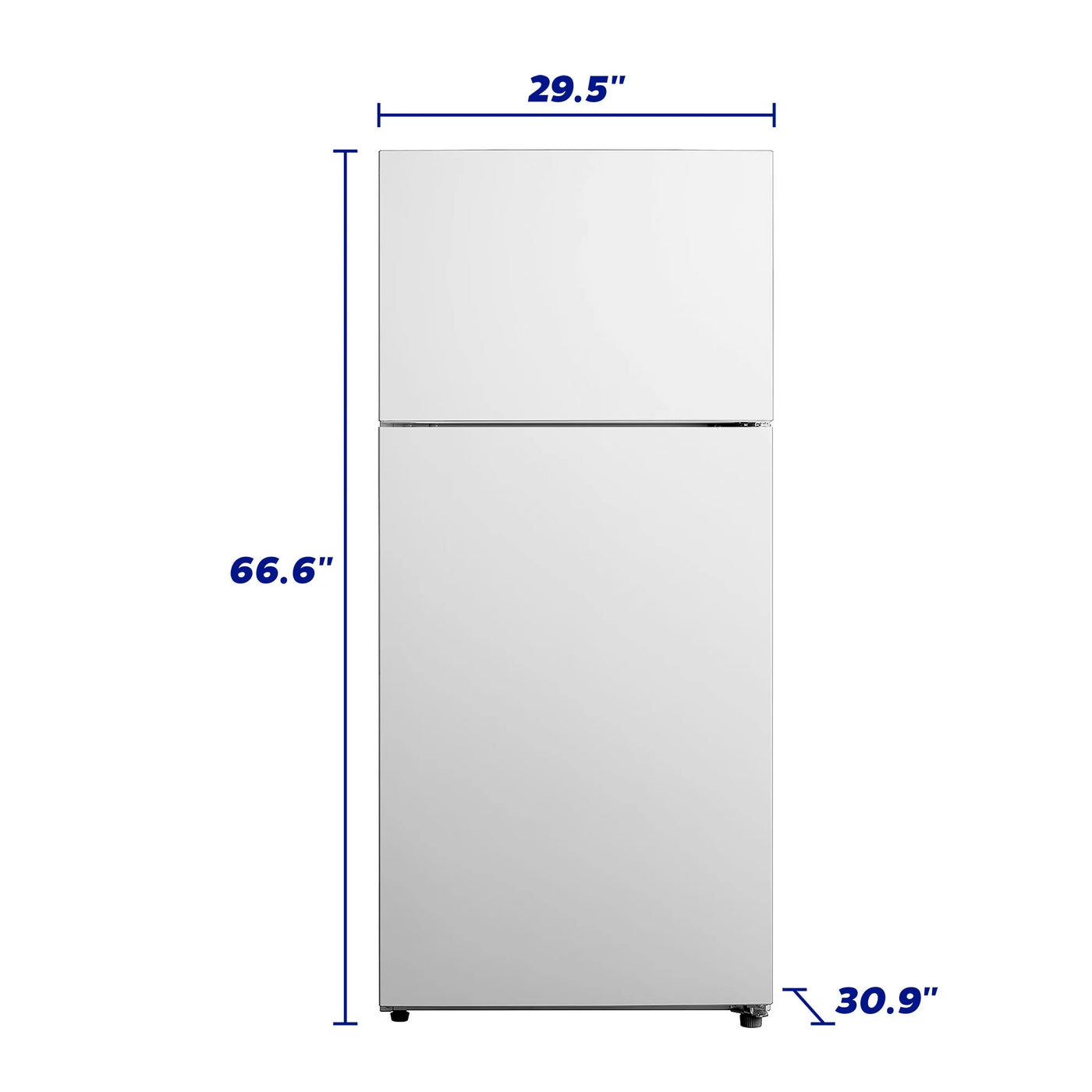 Element Electronics 18.0 cu. ft. Top Freezer Refrigerator - White, ENERGY STAR (ERT18CSCW)