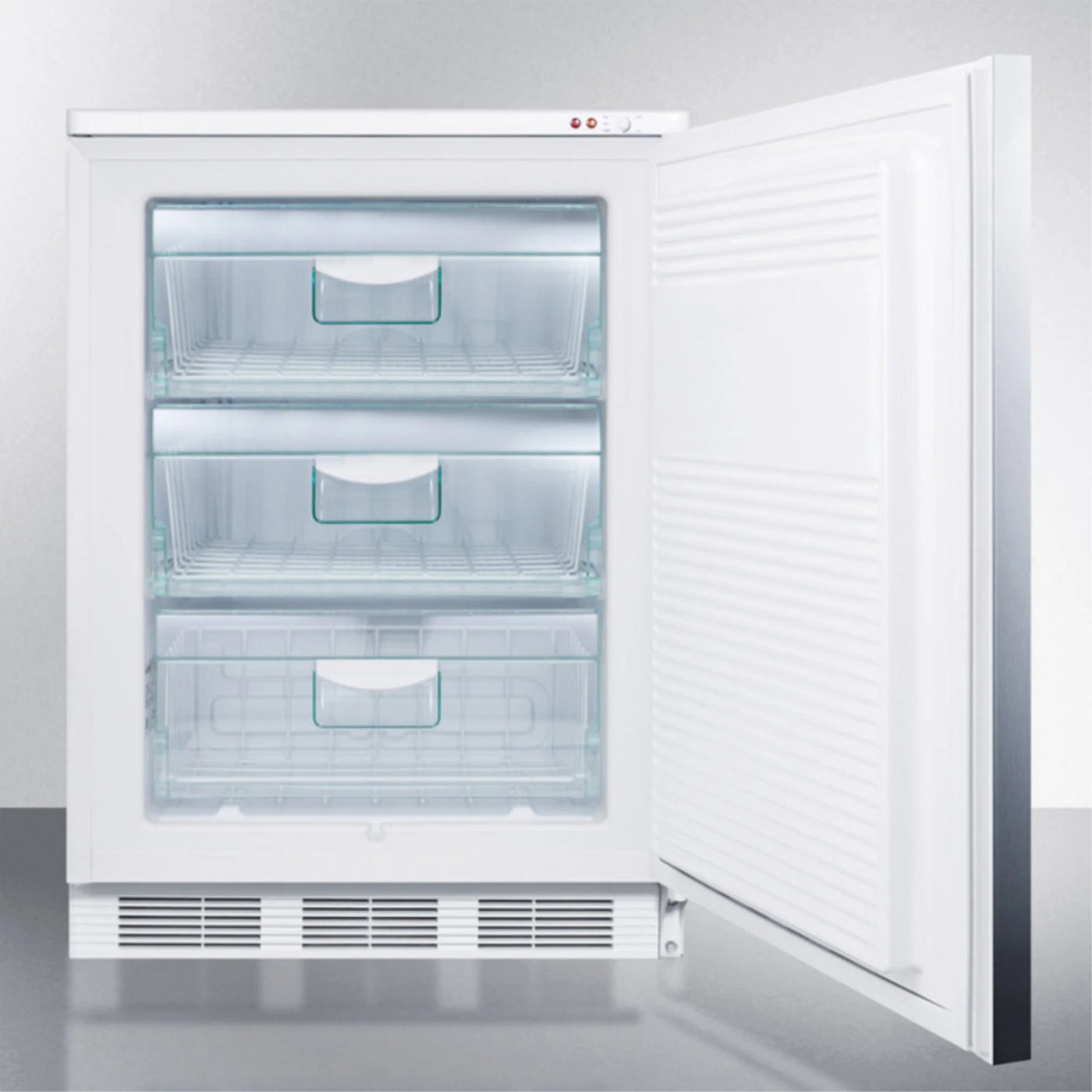 Accucold VT65MLBISSHH 25.13 x 24 in. Built-in -25 deg C Manual Defrost All-Freezer with Lock - White