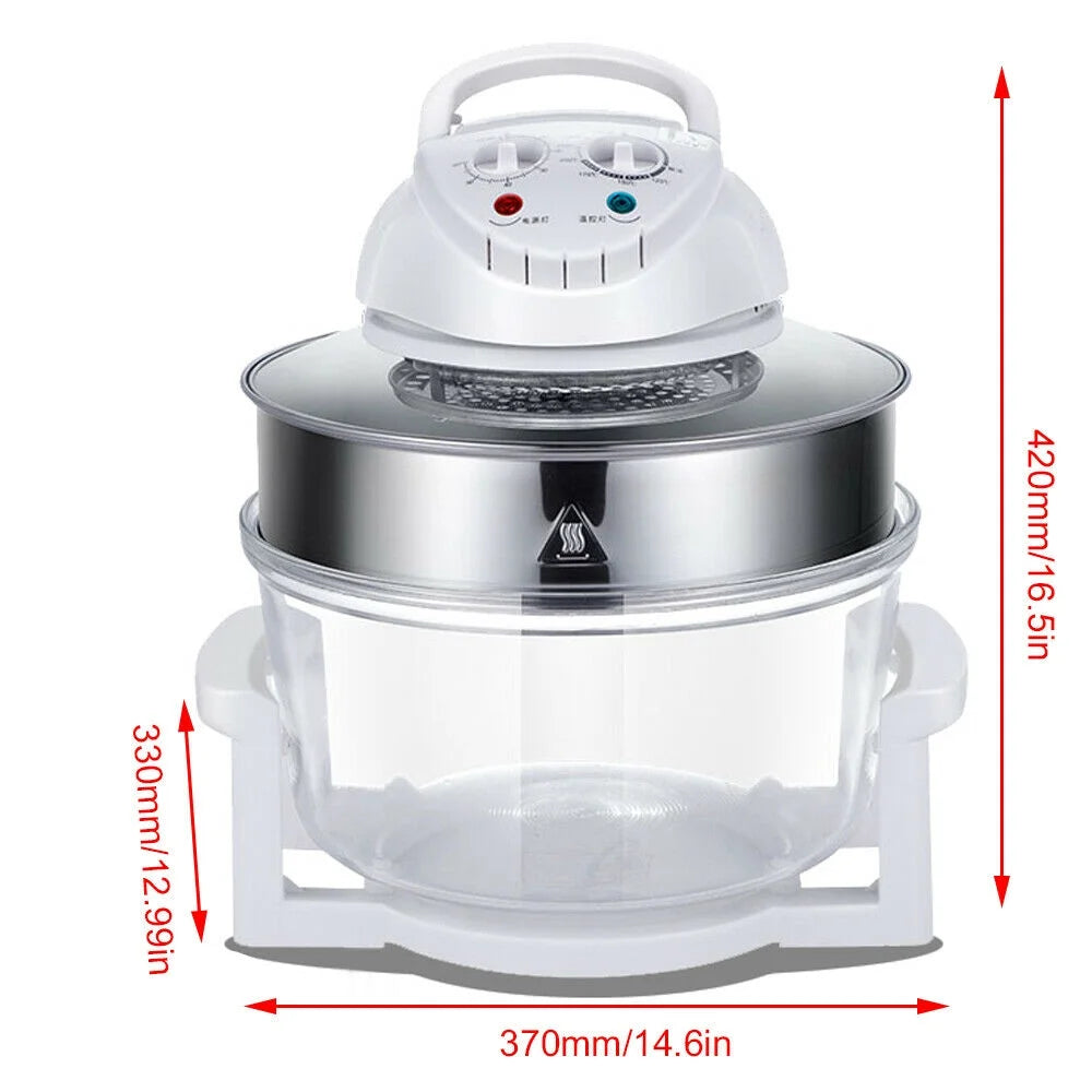 12L Air Fryer Electric Turbo Air Fryer Multifunction Convection Oven Oven Roaster Kitchen Food Cooker 110V