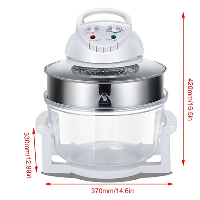 12L Air Fryer Electric Turbo Air Fryer Multifunction Convection Oven Oven Roaster Kitchen Food Cooker 110V