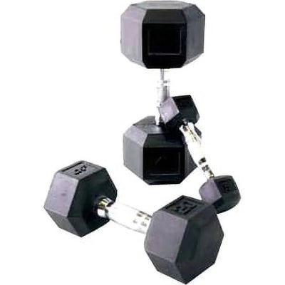 (2 pack) CAP Barbell, 60lb Coated Hex Dumbbell, Single