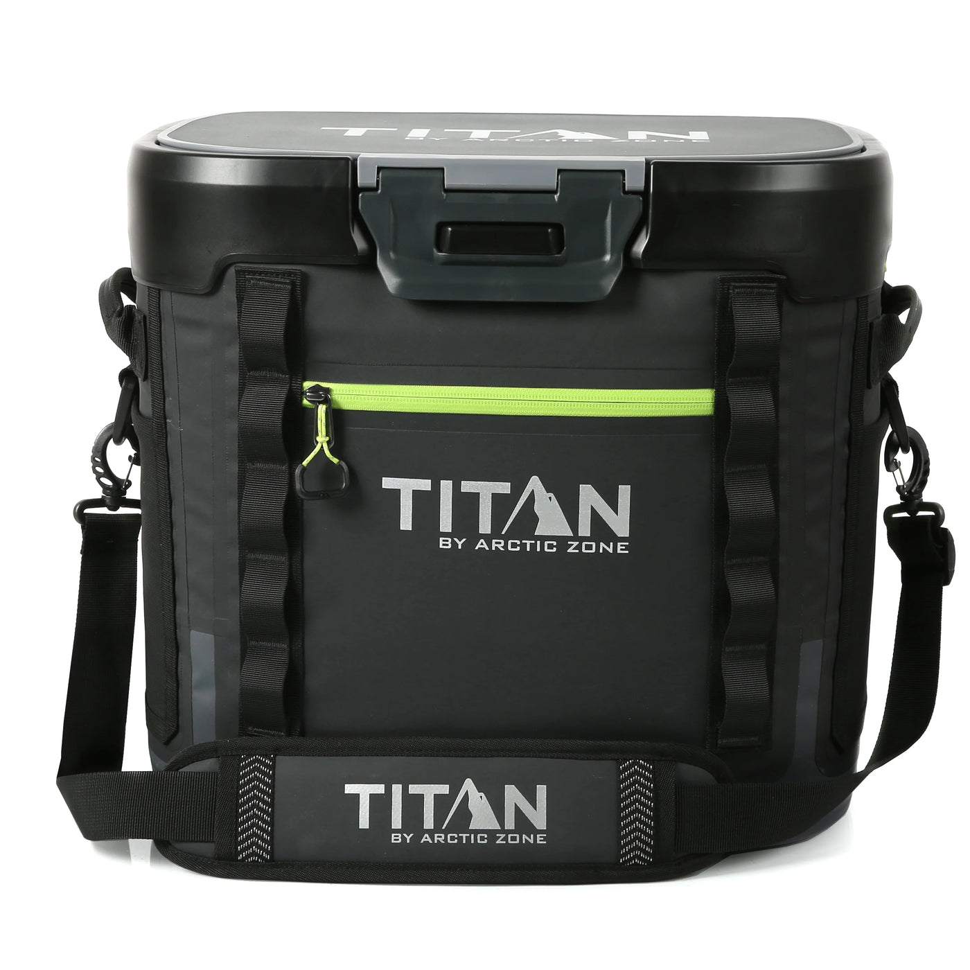 Titan by Arctic Zone 36 Can Capacity Waterproof and Leak Proof Welded Thermocooler, Black/Green, Per Pack 1, Model 10004132