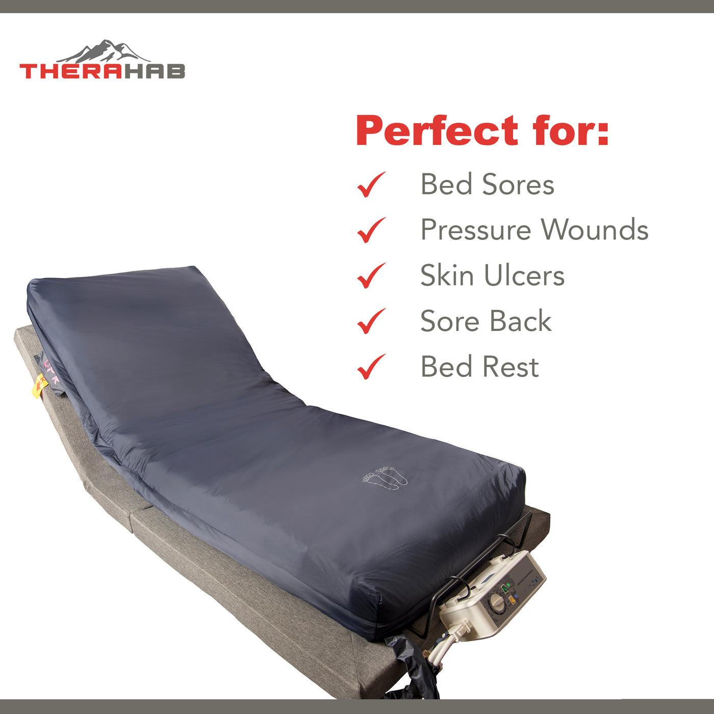 5” Alternating Air Pressure Mattress with Electric Pump- Stage 3