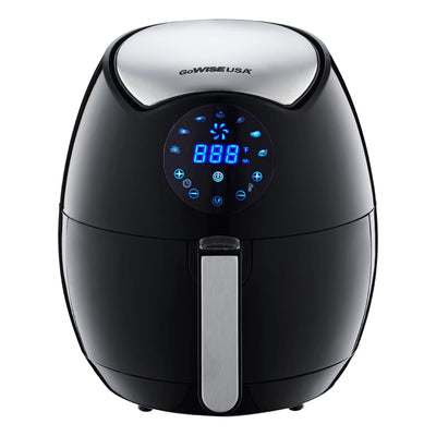 GoWISE USA GW22621 4th Generation Electric Air Fryer, Black, 3.7 QT, 1400W NEW