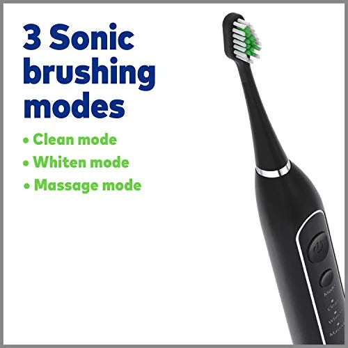 Waterpik Complete Care 9.0 Sonic Electric Toothbrush with Water Flosser, CC-01 Black, 11 Piece Set