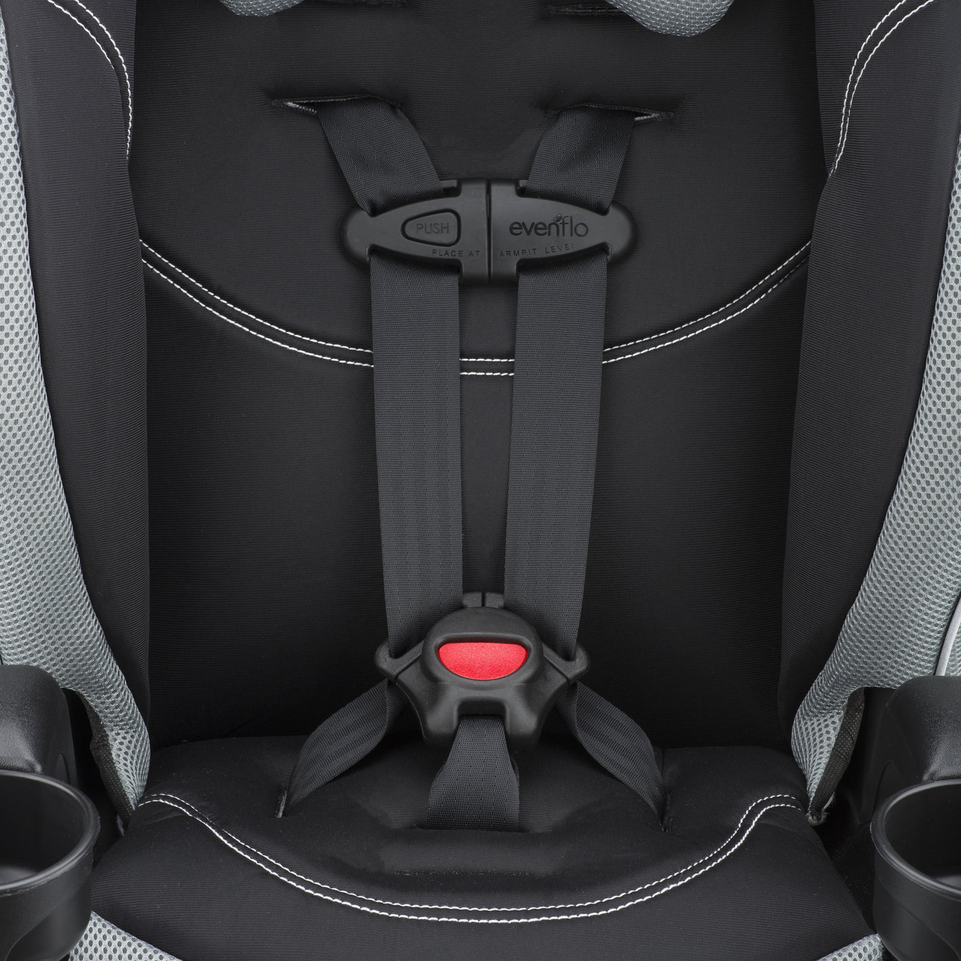 Evenflo Chase LX Harnessed Toddler Booster Car Seat (Jameson Gray)