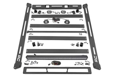 Rough Country LED Roof Rack System for 2007-2018 Jeep Wrangler JK - 10615