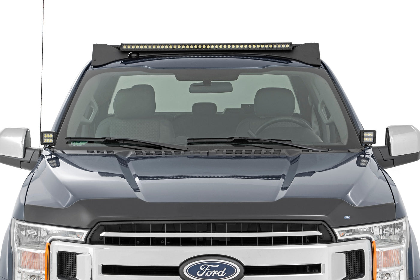 Rough Country Roof Rack System w/40" Front & Rear LED for 15-18 F-150 - 51022 Fits select: 2015-2016,2017-2018 FORD F150