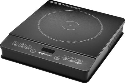 1800W Portable Induction Cooktop Burner, medium, Black