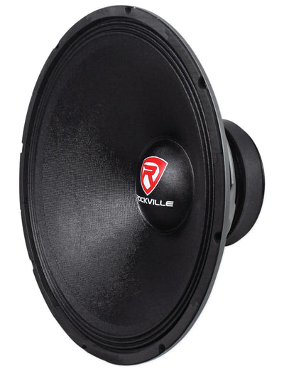 Rockville RVW1800P4 1800 Watt 18" Mid-Bass Driver Car Audio Speaker Mid-Range