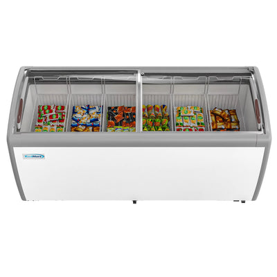 KoolMore 71 in. Commercial Ice Cream Display Freezer, 20 cu. ft.