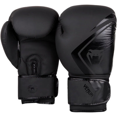 Venum Contender 2.0 Boxing Gloves - Black - 16 oz - Adult